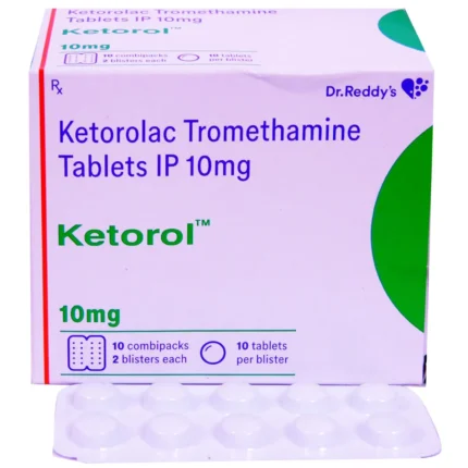Ketorol 10 mg Tablets (Ketorolac)